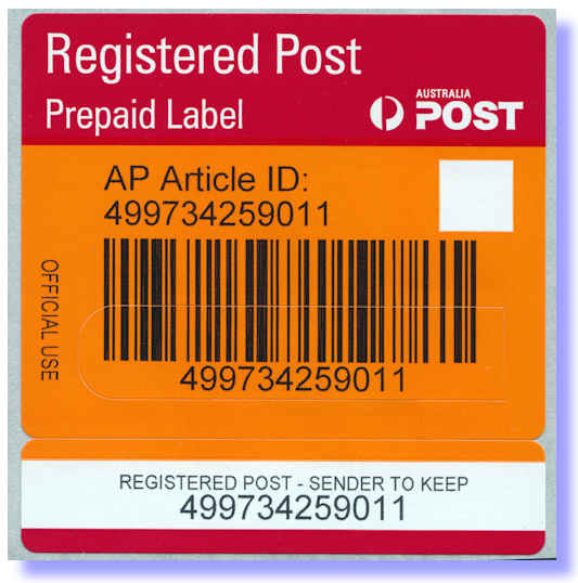 Image result for Auspost Registered post tracking