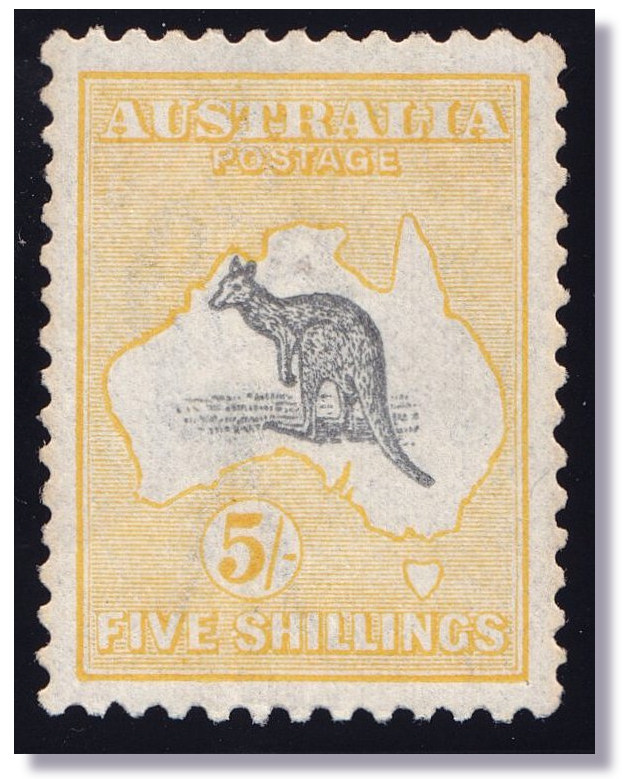 Australia 1915 5s Kangaroo FU CDS 