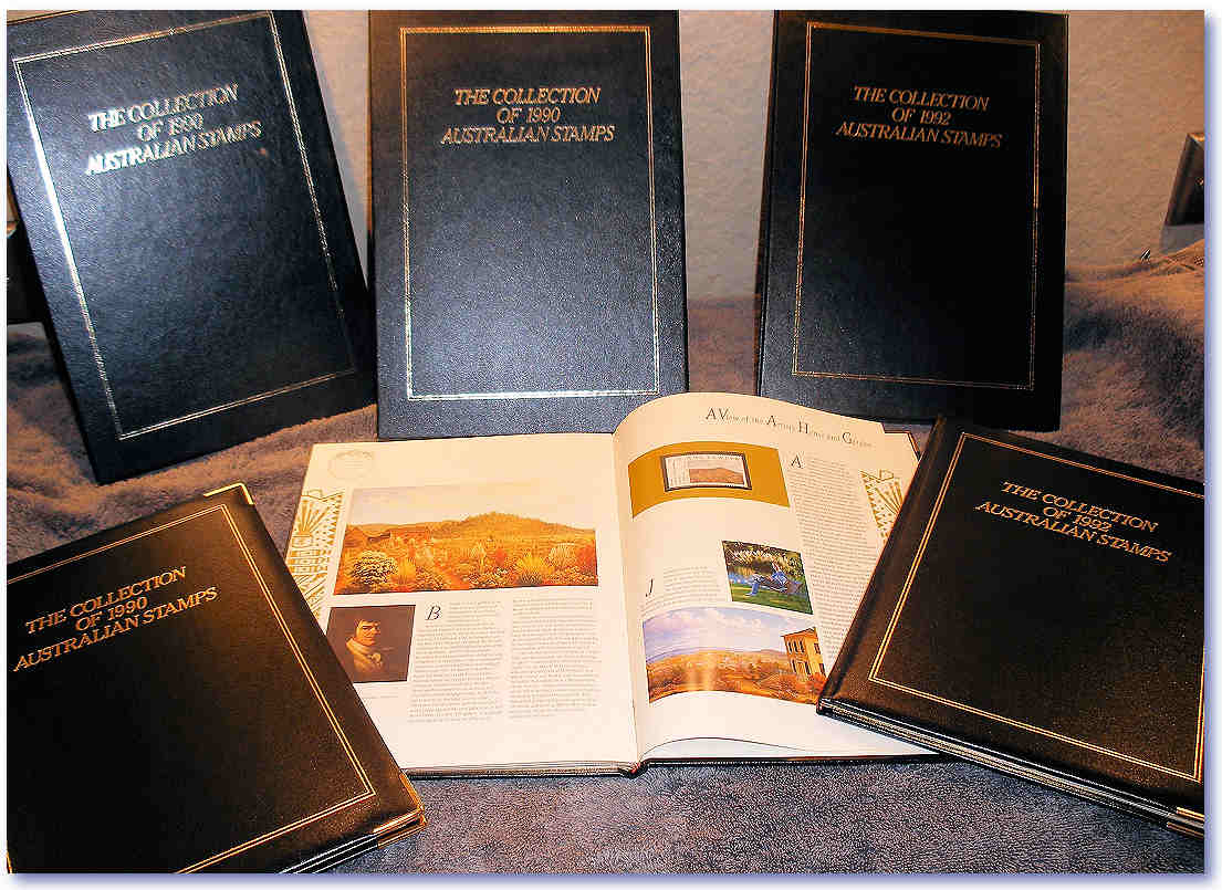 Australia Post Annual Stamp Year Books and Annual Stamp Collections